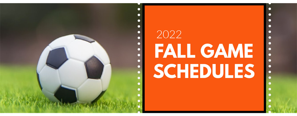 Recreation Fall 2022 Schedules are posted