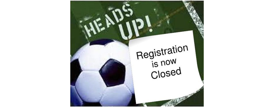 Fall Registration is now closed