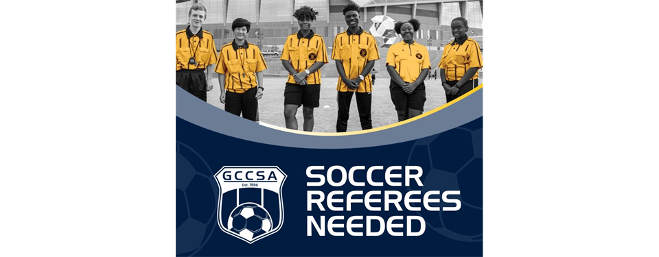 We’re still searching for referees! 